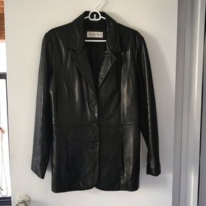 Jones New York leather jacket